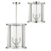 Crystorama - Four Light Mini Chandelier - Devon - Polished Nickel- Union Lighting Luminaires Decor