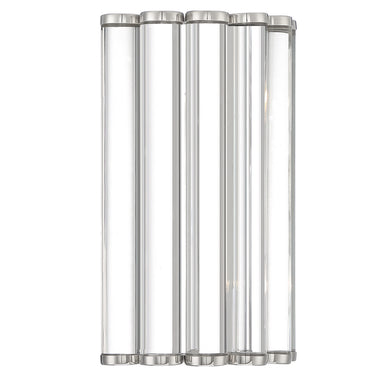 Crystorama - Two Light Wall Sconce - Elliot - Polished Nickel- Union Lighting Luminaires Decor