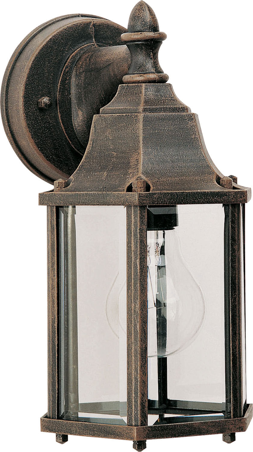 Maxim - One Light Outdoor Wall Lantern - Builder Cast - Rust Patina- Union Lighting Luminaires Decor