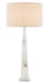 Currey and Company - One Light Table Lamp - Alabastro - Alabaster/Polished Nickel- Union Lighting Luminaires Decor