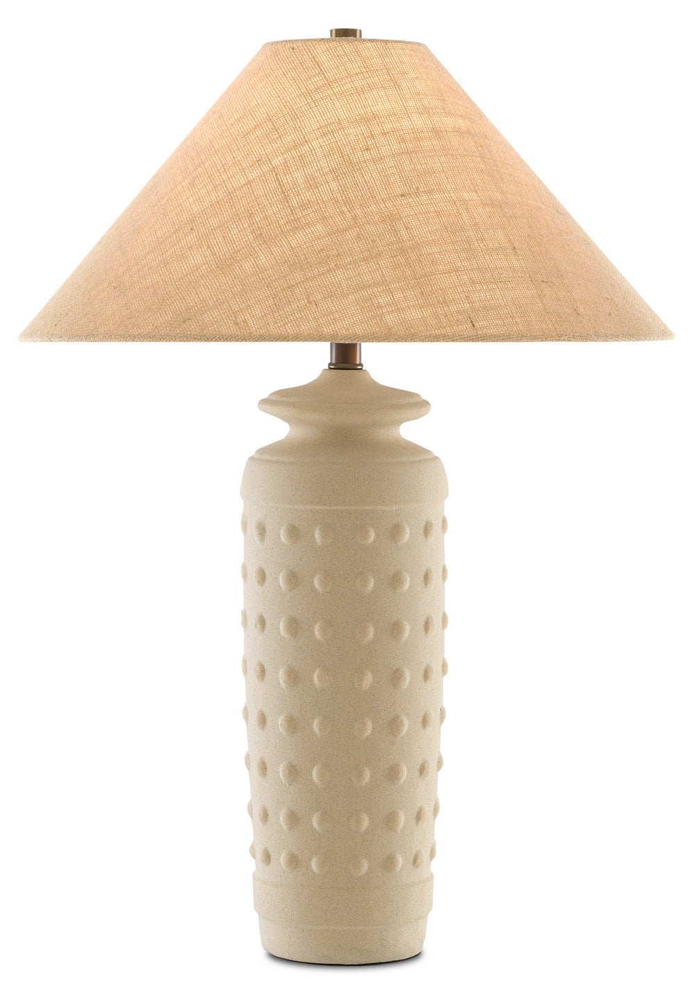 Currey and Company - One Light Table Lamp - Sonoran - Sand- Union Lighting Luminaires Decor