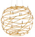 Currey and Company - 26 Light Chandelier - Franchette - Contemporary Gold Leaf- Union Lighting Luminaires Decor