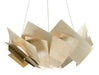 Currey and Company - Three Light Chandelier - Artiste - Silver Leaf- Union Lighting Luminaires Decor