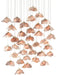 Currey and Company - 36 Light Pendant - Catrice - Natural Shell/Contemporary Silver Leaf- Union Lighting Luminaires Decor