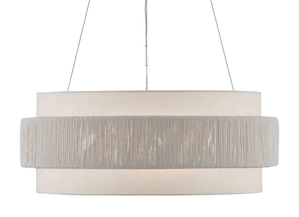 Currey and Company - Six Light Chandelier - Rousham - Beige/Sugar White- Union Lighting Luminaires Decor