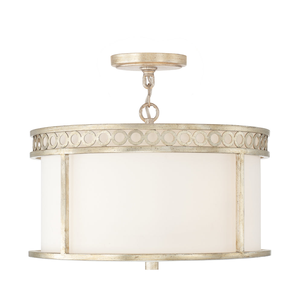 Capital Lighting - Four Light Semi Flush Mount - Isabella - Winter Gold- Union Lighting Luminaires Decor