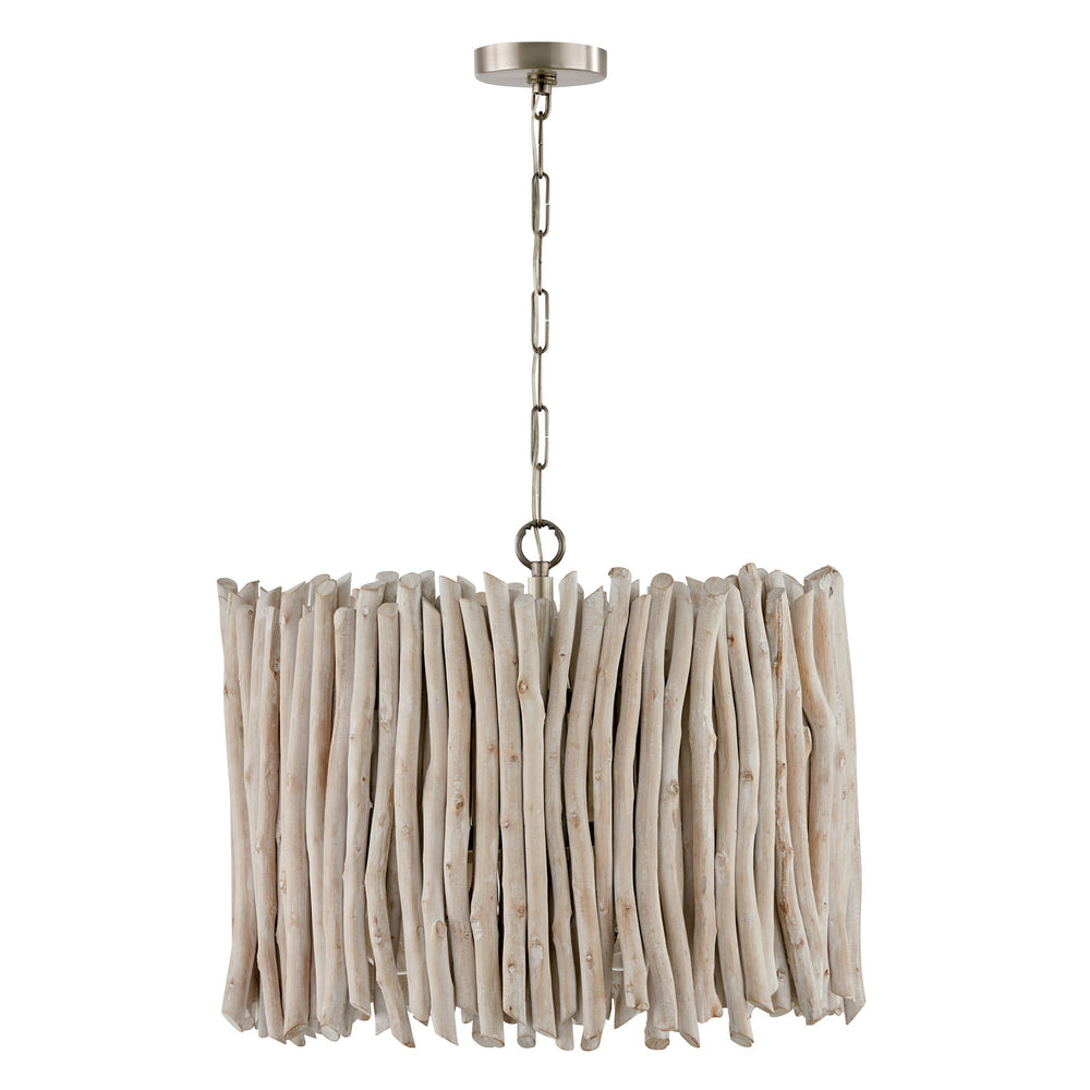 Capital Lighting - Four Light Pendant - Cara - Brushed Pewter- Union Lighting Luminaires Decor