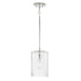 Capital Lighting - One Light Pendant - Emerson - Polished Nickel- Union Lighting Luminaires Decor