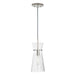 Capital Lighting - One Light Pendant - Mila - Polished Nickel- Union Lighting Luminaires Decor