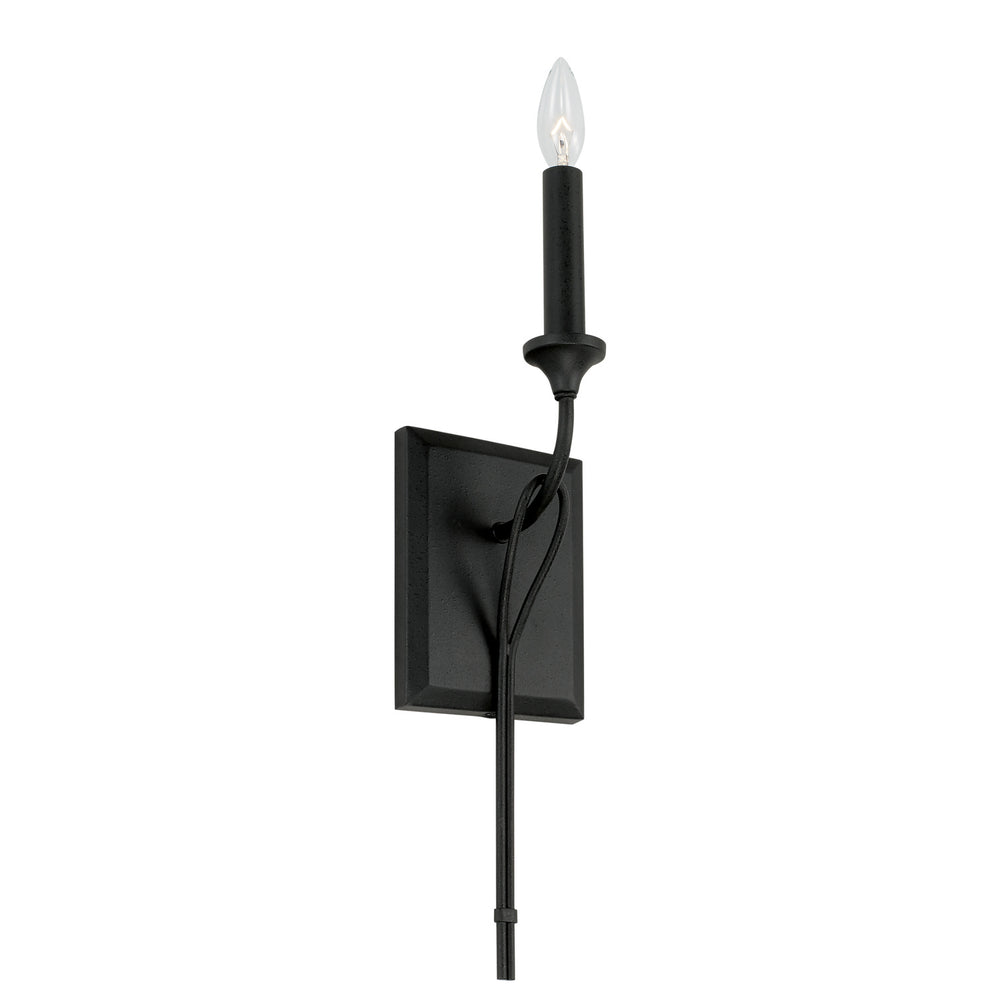 Capital Lighting - One Light Wall Sconce - Bentley - Black Iron- Union Lighting Luminaires Decor