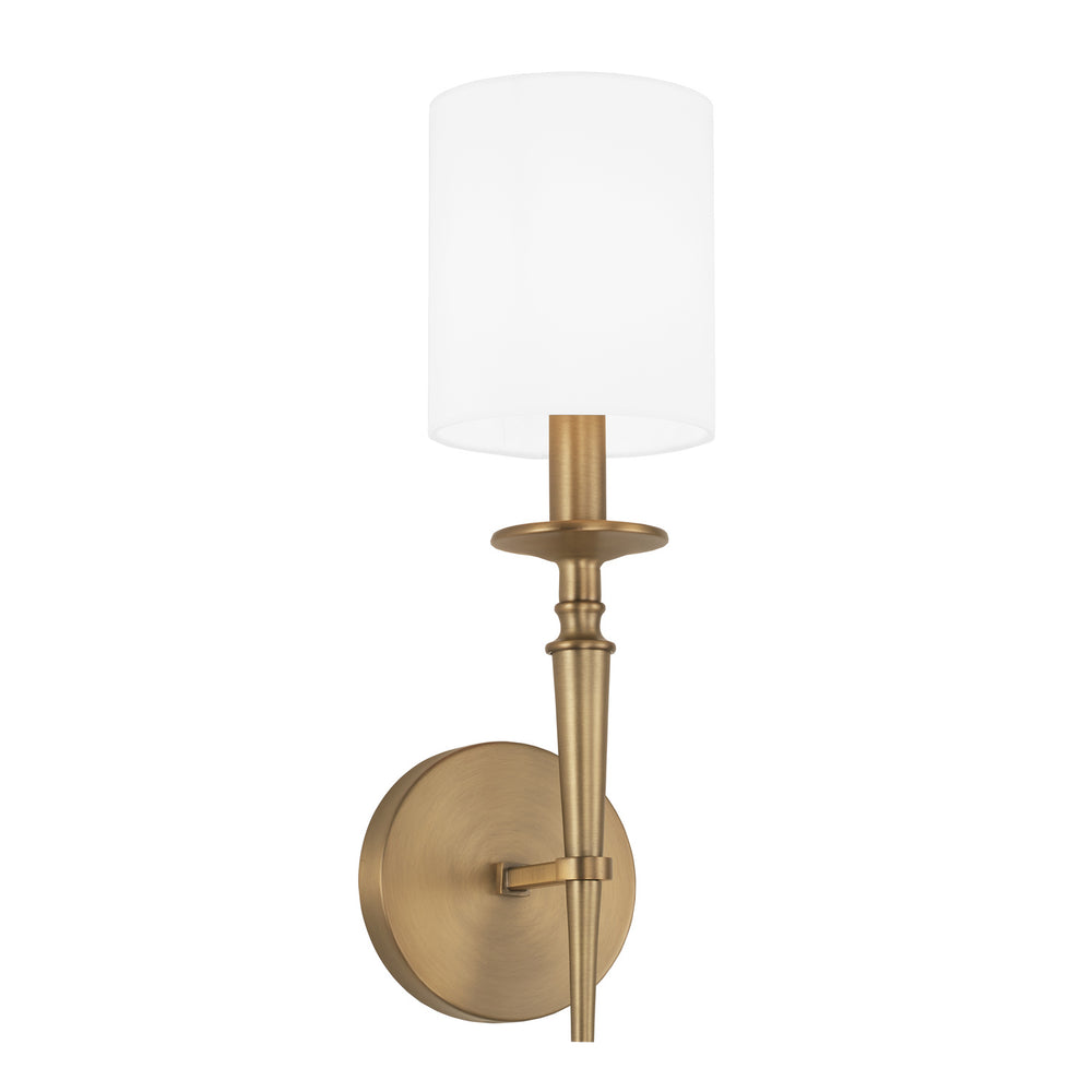 Capital Lighting - One Light Wall Sconce - Abbie - Aged Brass- Union Lighting Luminaires Decor