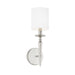 Capital Lighting - One Light Wall Sconce - Abbie - Polished Nickel- Union Lighting Luminaires Decor