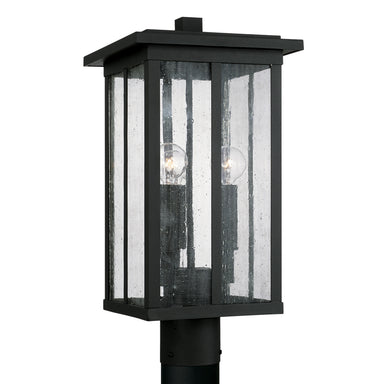 Capital Lighting - Three Light Outdoor Post Lantern - Barrett - Black- Union Lighting Luminaires Decor