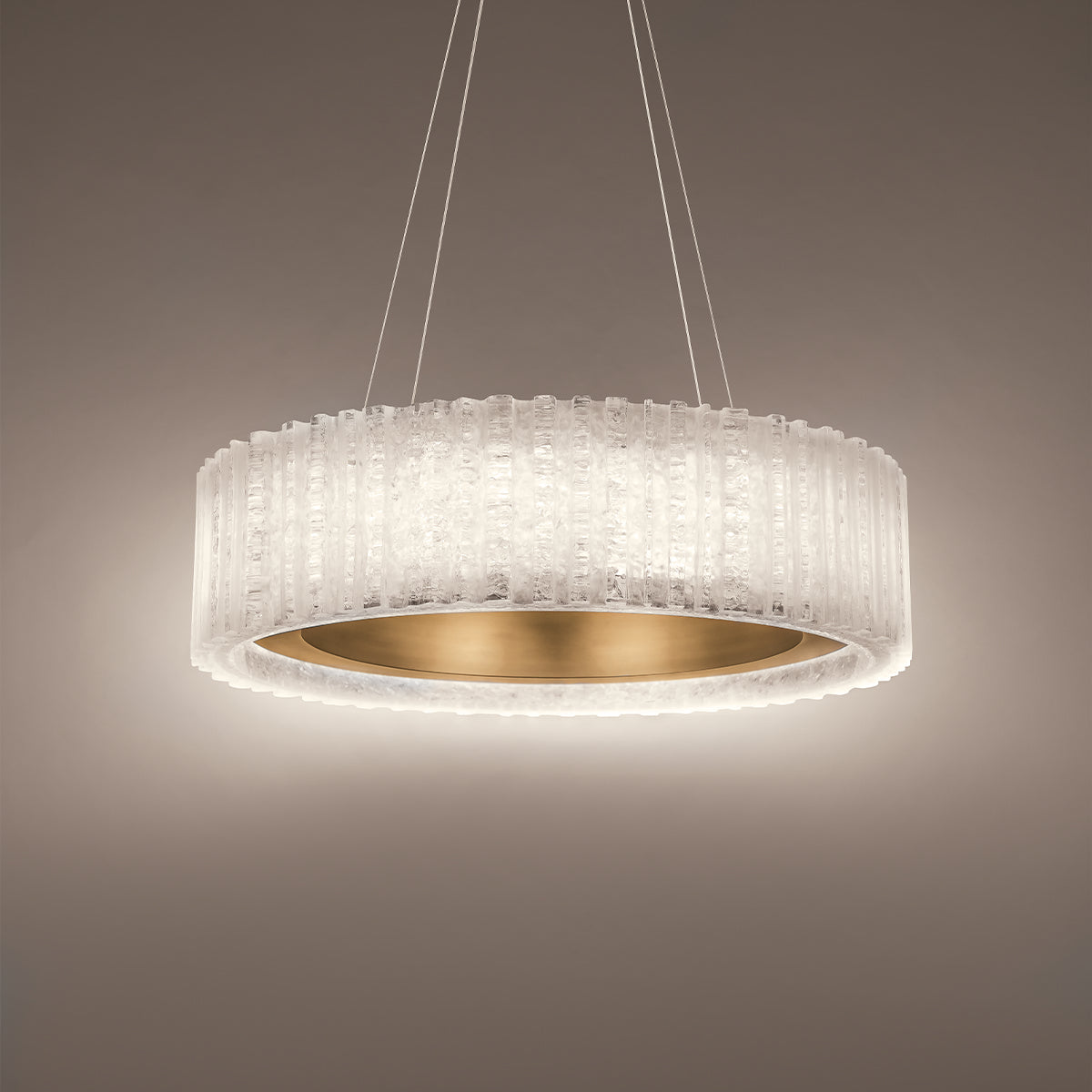 Modern Forms Canada - LED Chandelier - Rhiannon - Aged Brass- Union Lighting Luminaires Decor