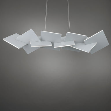 Modern Forms Canada - LED Linear Pendant - Konstrukt - Titanium- Union Lighting Luminaires Decor