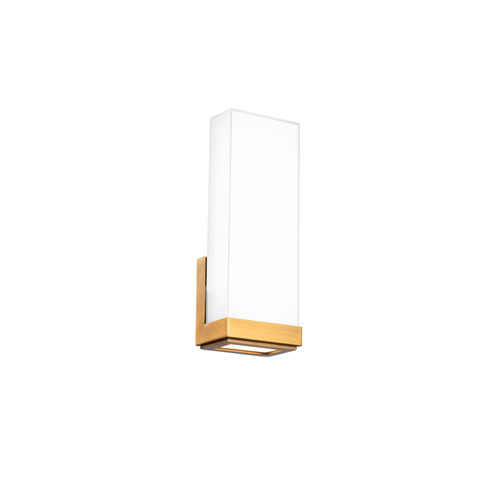 W.A.C. Canada - LED Wall Sconce - Coltrane - Aged Brass- Union Lighting Luminaires Decor