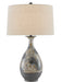 Currey and Company - One Light Table Lamp - Frangipani - Cream/Blue/Brown- Union Lighting Luminaires Decor