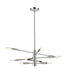 Z-Lite Canada - Ten Light Chandelier - Ascension - Chrome- Union Lighting Luminaires Decor