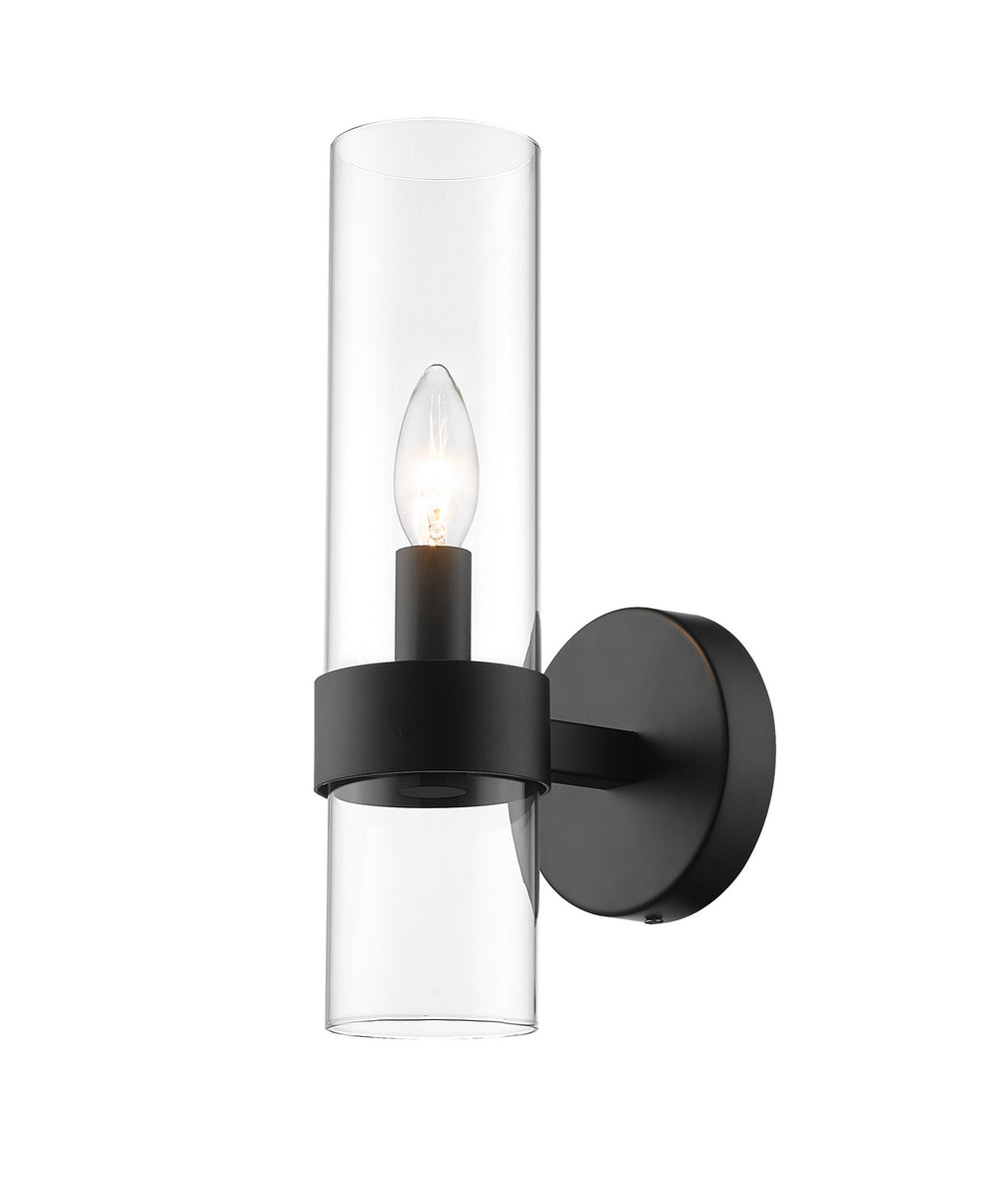 Z-Lite Canada - One Light Wall Sconce - Datus - Matte Black- Union Lighting Luminaires Decor