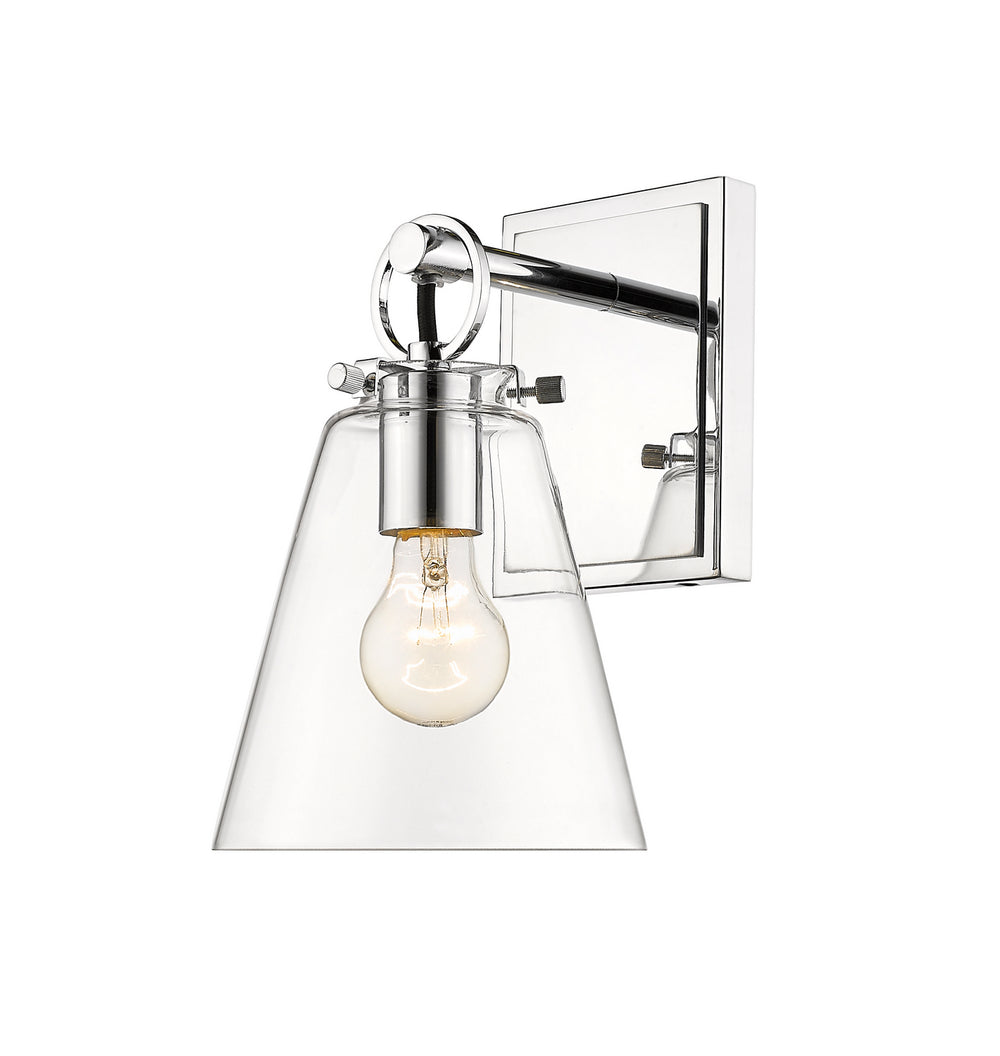 Z-Lite Canada - One Light Wall Sconce - Harper - Chrome- Union Lighting Luminaires Decor