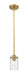 Z-Lite Canada - One Light Mini Pendant - Beckett - Olde Brass- Union Lighting Luminaires Decor