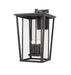 Z-Lite Canada - Four Light Outdoor Wall Sconce - Seoul - Black- Union Lighting Luminaires Decor