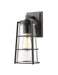 Z-Lite Canada - One Light Outdoor Wall Sconce - Helix - Black- Union Lighting Luminaires Decor