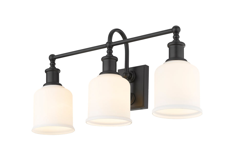 Z-Lite Canada - Three Light Vanity - Bryant - Matte Black- Union Lighting Luminaires Decor