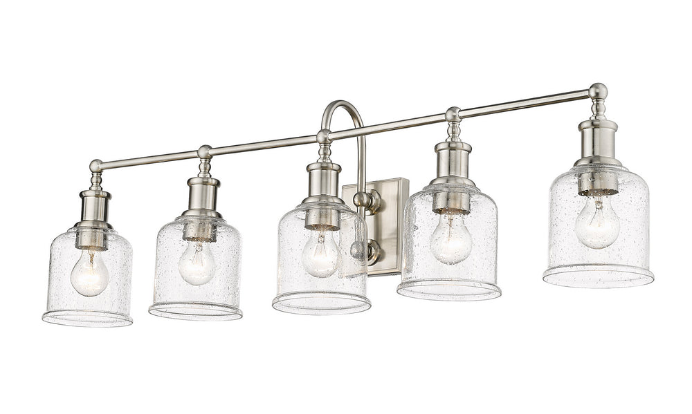 Z-Lite Canada - Five Light Vanity - Bryant - Brushed Nickel- Union Lighting Luminaires Decor