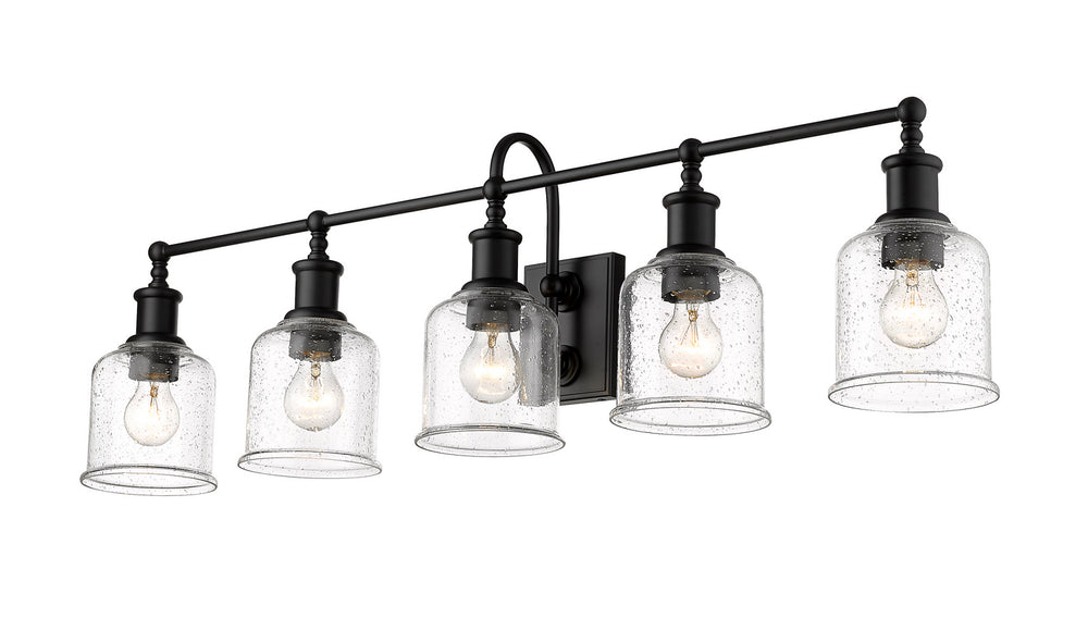 Z-Lite Canada - Five Light Vanity - Bryant - Matte Black- Union Lighting Luminaires Decor
