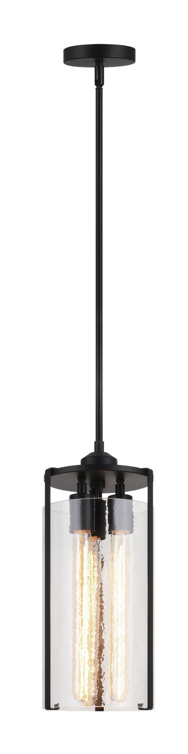 Matteo Canada - Three Light Pendant - Bayou - Black- Union Lighting Luminaires Decor