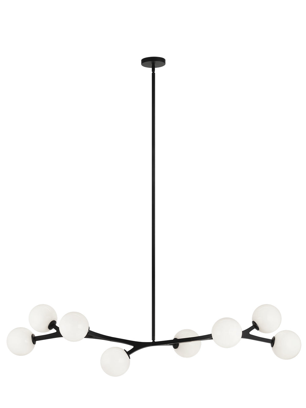 Matteo Canada - Eight Light Chandelier - Rami - Black- Union Lighting Luminaires Decor