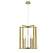 Savoy House - Five Light Pendant - Benson - Warm Brass- Union Lighting Luminaires Decor