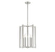 Savoy House - Five Light Pendant - Benson - Satin Nickel- Union Lighting Luminaires Decor