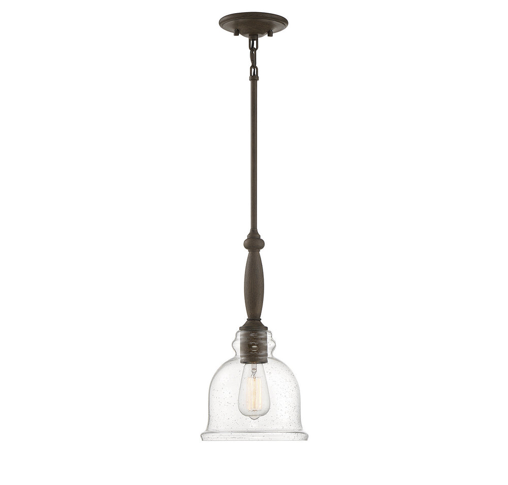 Savoy House - One Light Pendant - Chester - Mesquite- Union Lighting Luminaires Decor