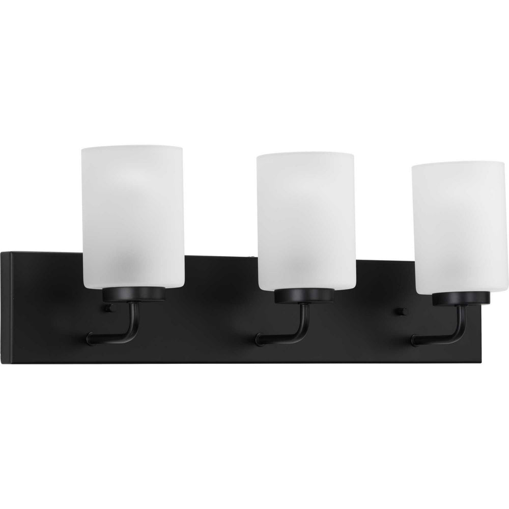 Progress Canada - Three Light Bath Bracket - Merry - Matte Black- Union Lighting Luminaires Decor