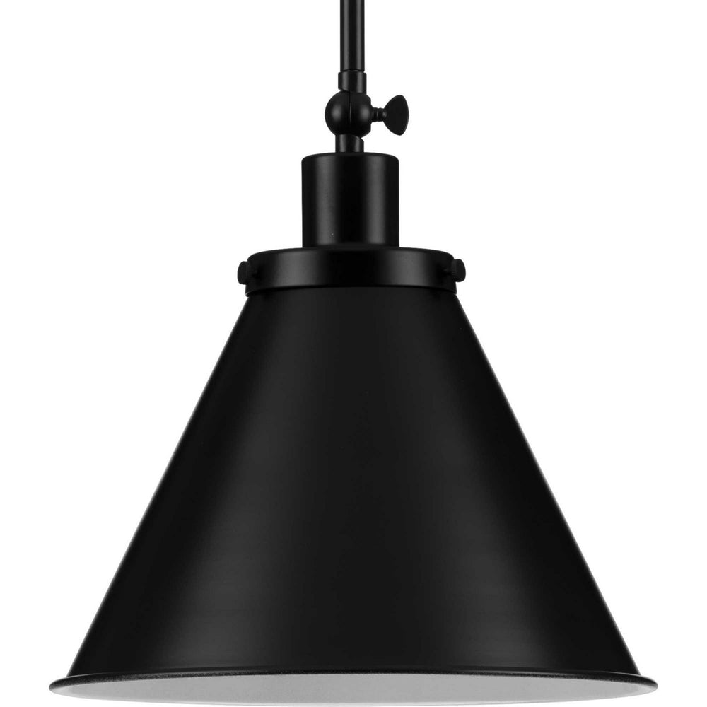 Progress Canada - One Light Pendant - Hinton - Matte Black- Union Lighting Luminaires Decor