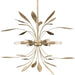 Progress Canada - Six Light Pendant - Mariposa - Antique Gold- Union Lighting Luminaires Decor