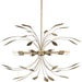 Progress Canada - Eight Light Pendant - Mariposa - Antique Gold- Union Lighting Luminaires Decor