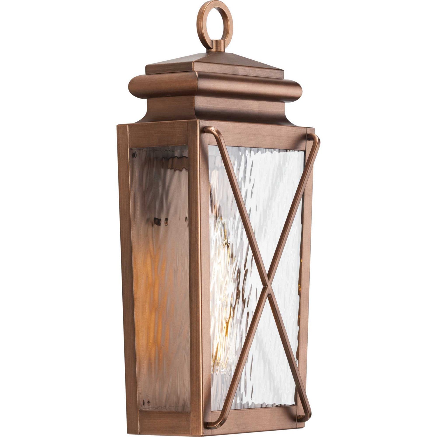 Progress Canada - One Light Wall Lantern - Wakeford - Antique Copper (Painted)- Union Lighting Luminaires Decor