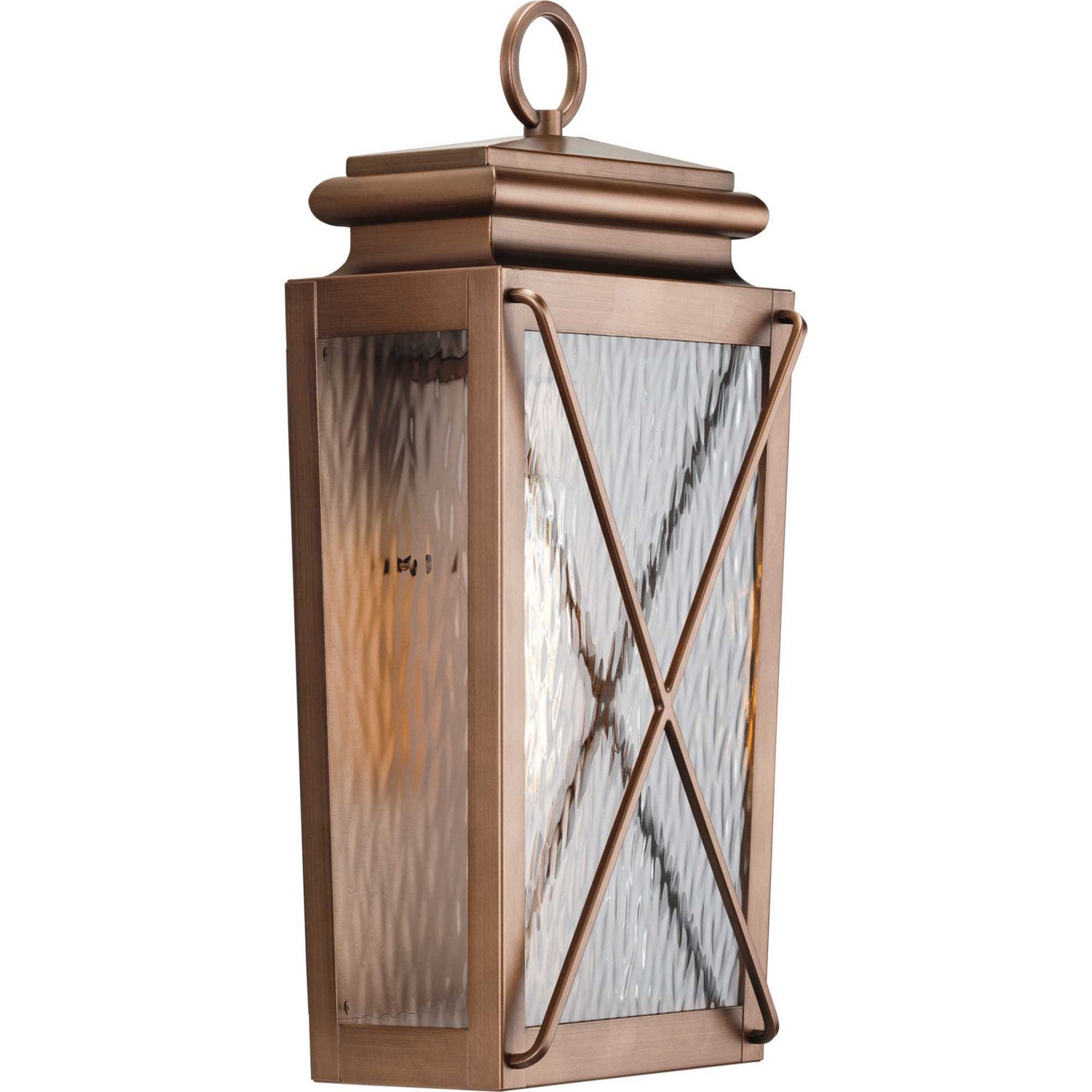Progress Canada - One Light Wall Lantern - Wakeford - Antique Copper (Painted)- Union Lighting Luminaires Decor