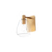 Maxim - One Light Wall Sconce - Babylon - Satin Brass- Union Lighting Luminaires Decor