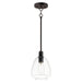 Maxim - One Light Pendant - Babylon - Black- Union Lighting Luminaires Decor