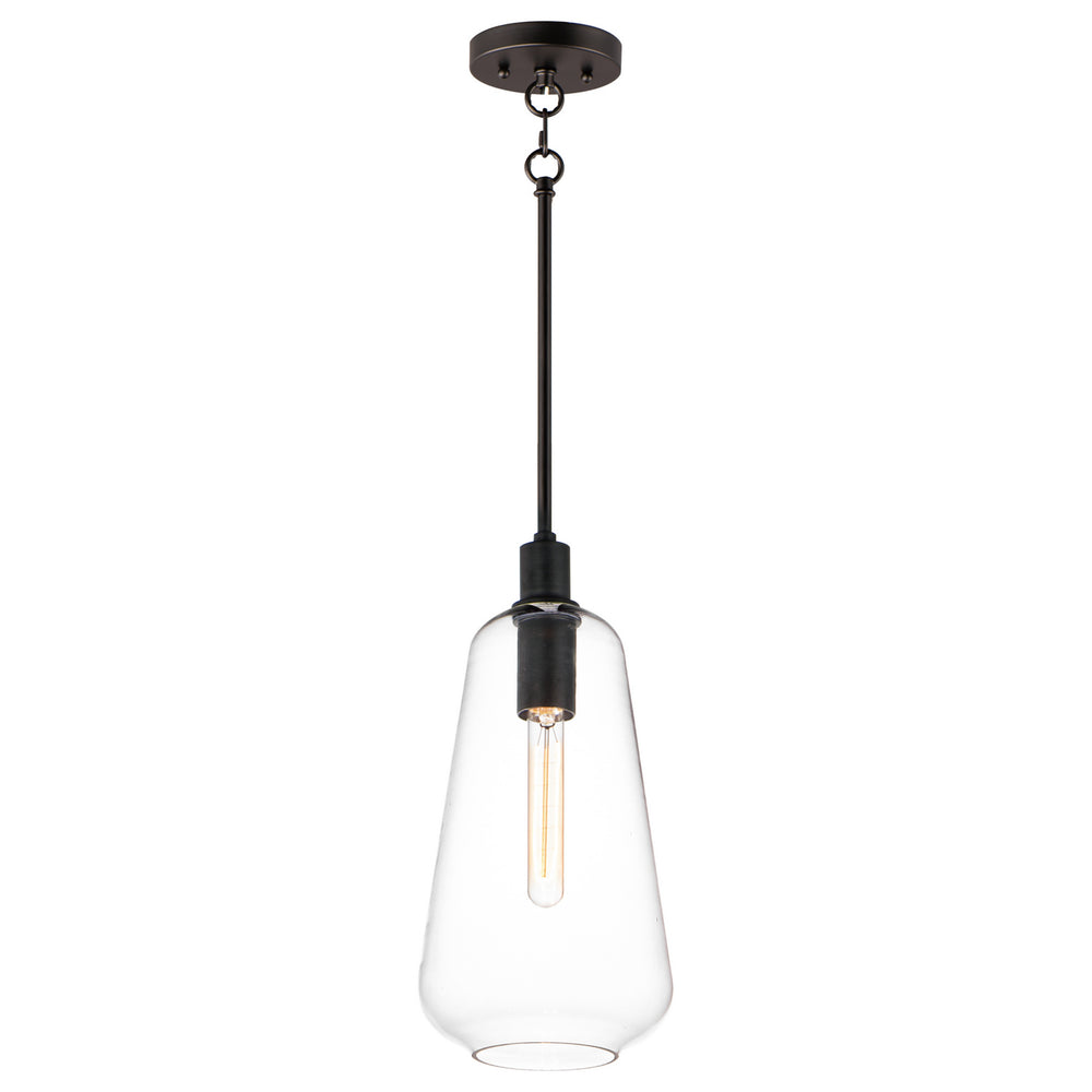 Maxim - One Light Pendant - Babylon - Black- Union Lighting Luminaires Decor