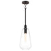 Maxim - One Light Pendant - Babylon - Black- Union Lighting Luminaires Decor