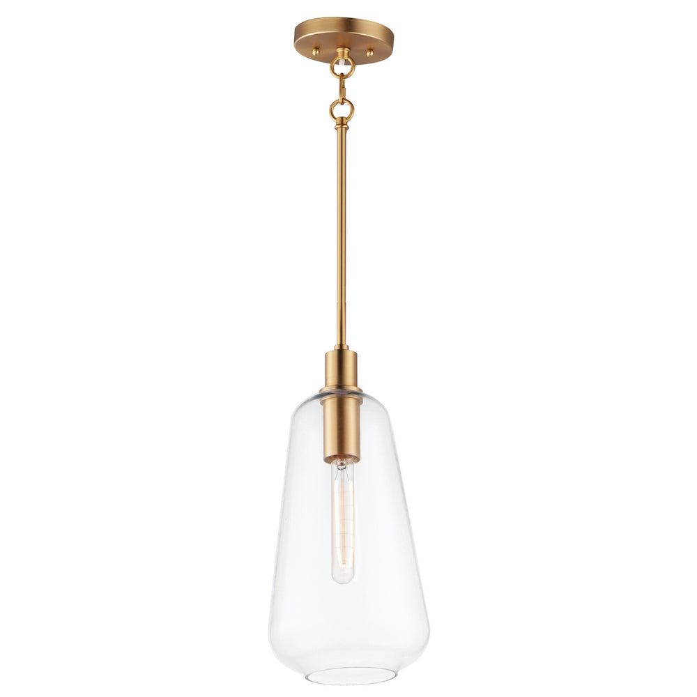 Maxim - One Light Pendant - Babylon - Satin Brass- Union Lighting Luminaires Decor