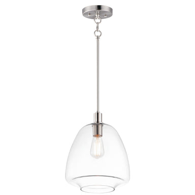 Maxim - One Light Pendant - Babylon - Satin Nickel- Union Lighting Luminaires Decor