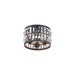 Maxim - Three Light Flush Mount - Madeline - Black- Union Lighting Luminaires Decor