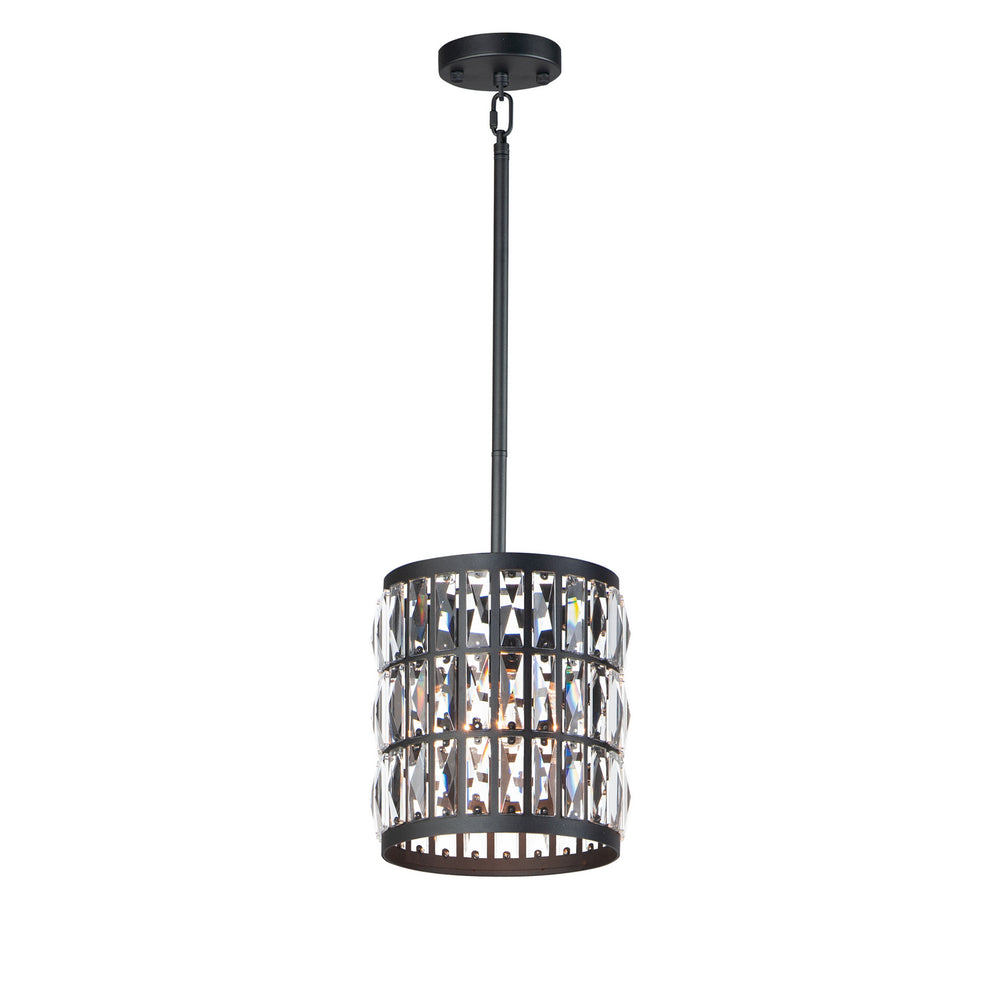 Maxim - One Light Mini Pendant - Madeline - Black- Union Lighting Luminaires Decor