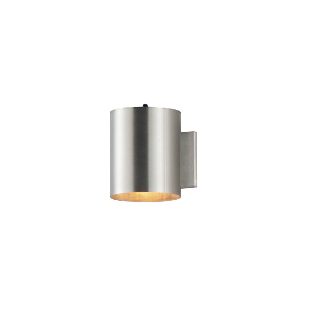 Maxim - One Light Outdoor Wall Lantern - Outpost - Brushed Aluminum- Union Lighting Luminaires Decor